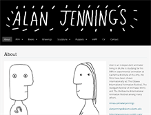 Tablet Screenshot of alanjennings.net